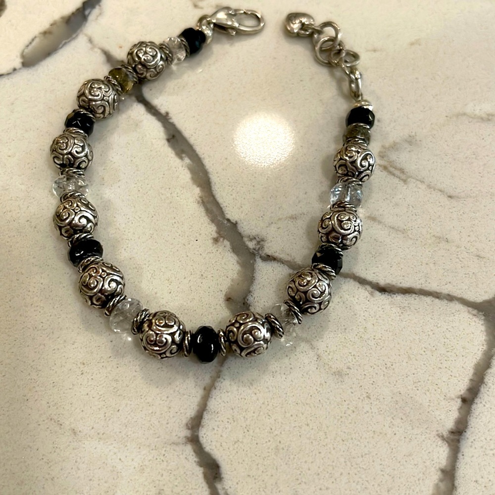 Brighton black and white bracelet